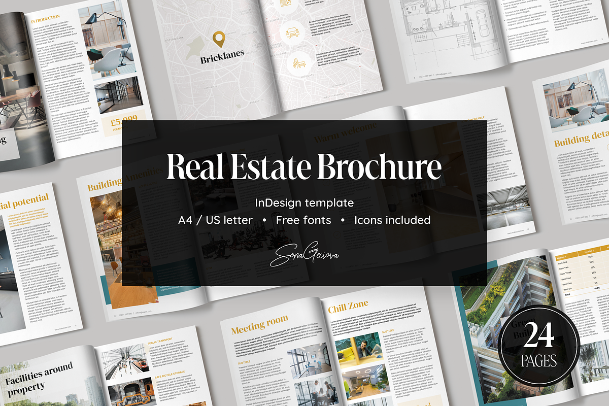 Real Estate Portrait Luxury Brochure, a Brochure Template by SonaGeciova (Photo 1 of 16)