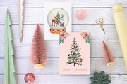 Boho Chic Pastel Christmas Mood, a Seasonal Illustration by Catch the Dream Art (Thumbnail 9 of 9)