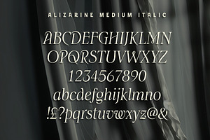 Alizarine Font