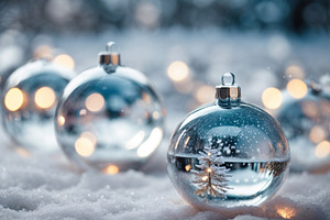 christmas tree reflected in bauble, a Holiday Photo by sirylok