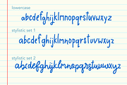 Paper Airplanes Handwritten Font, a Handwritten Font by Kellie Jayne Studio (Thumbnail 2 of 9)