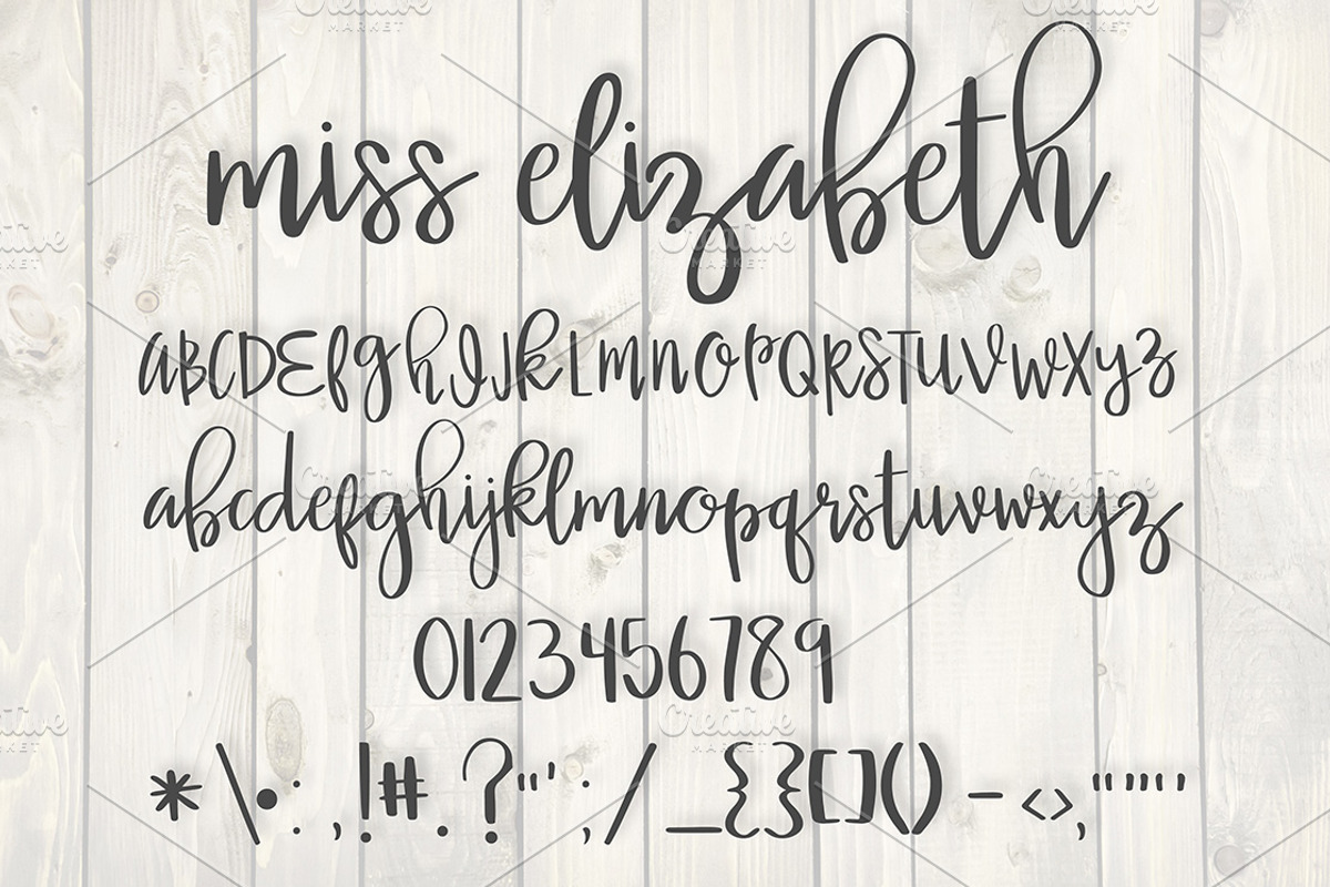 Miss Elizabeth Font preview 2