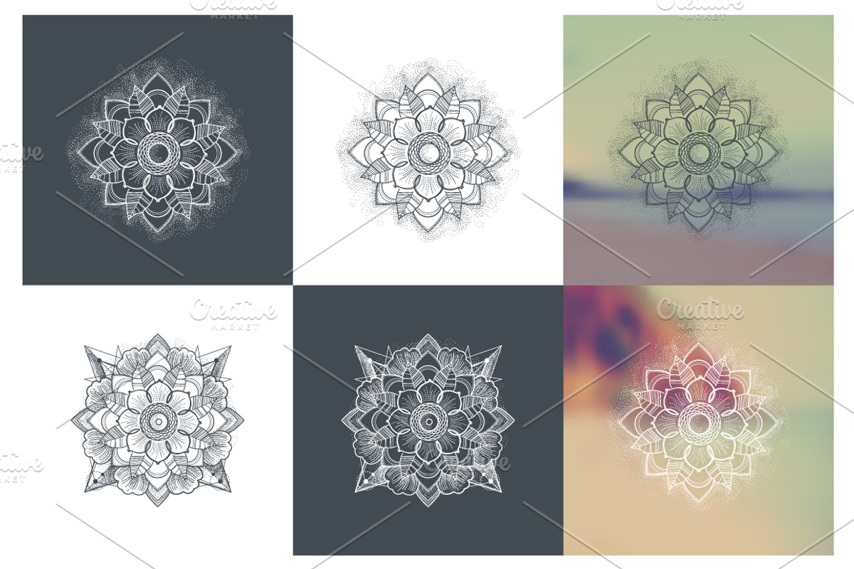 Ornament round mandalas, an Object Graphic by fet