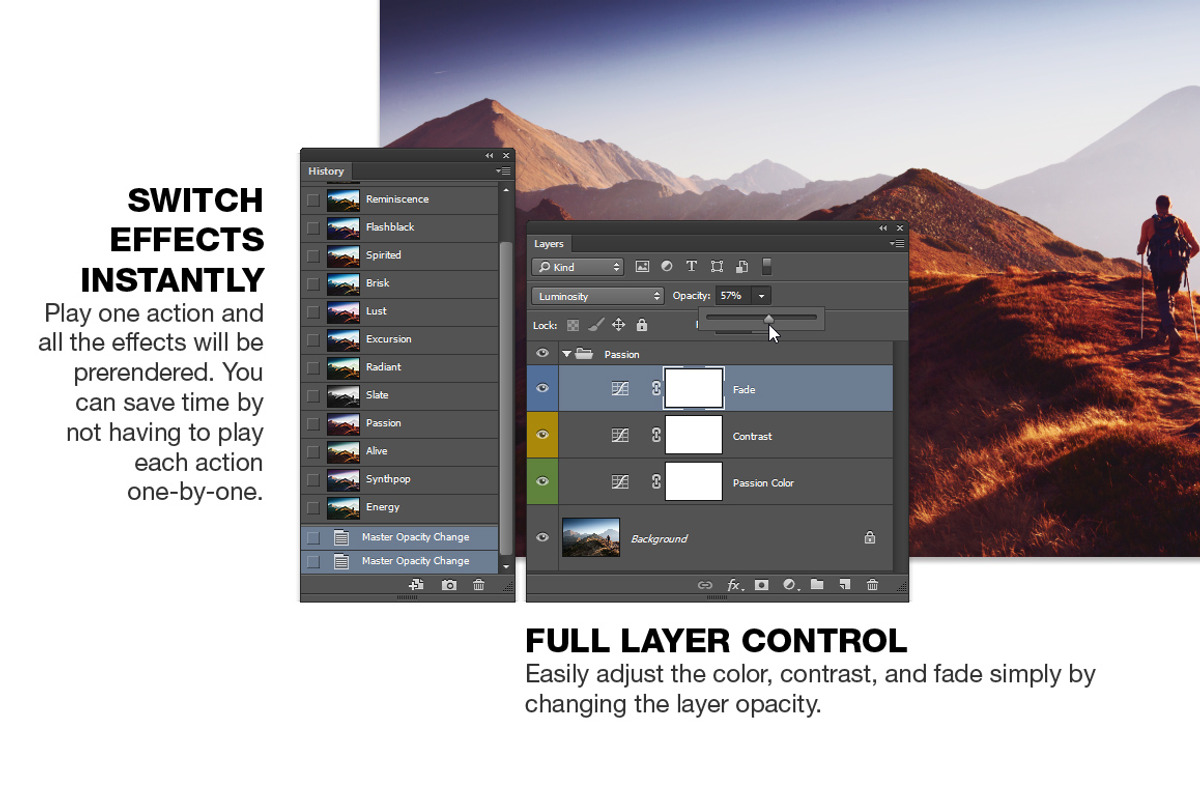 Premium Looks PS Actions (Vol. 2), an Action Add-On by SparkleStock (Photo 4 of 5)