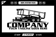 Dump Trailer Logo: Hauling Trailer, a Branding & Logo Template by slLametDesigns (Thumbnail 1 of 7)