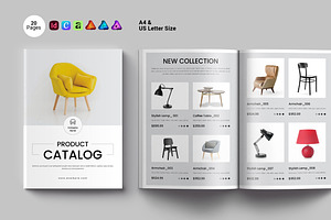 Product Catalog Layout Template, a Brochure Template by Spark_Creative