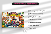 Children’s Alphabet Book of Animals, a Brochure Template by Nina Shaw (Thumbnail 5 of 12)