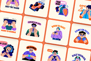Animated Gaming Stickers Set, an Emoji Icon by Brickclay (Thumbnail 4 of 5)