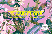 Island Flora. Seamless patterns, a Pattern Graphic by emeraldthue (Thumbnail 1 of 7)