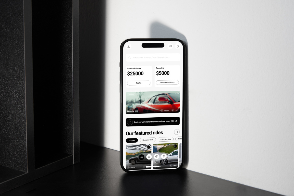 Heim - Car Rent App, an App Template by twinstd (Photo 4 of 5)