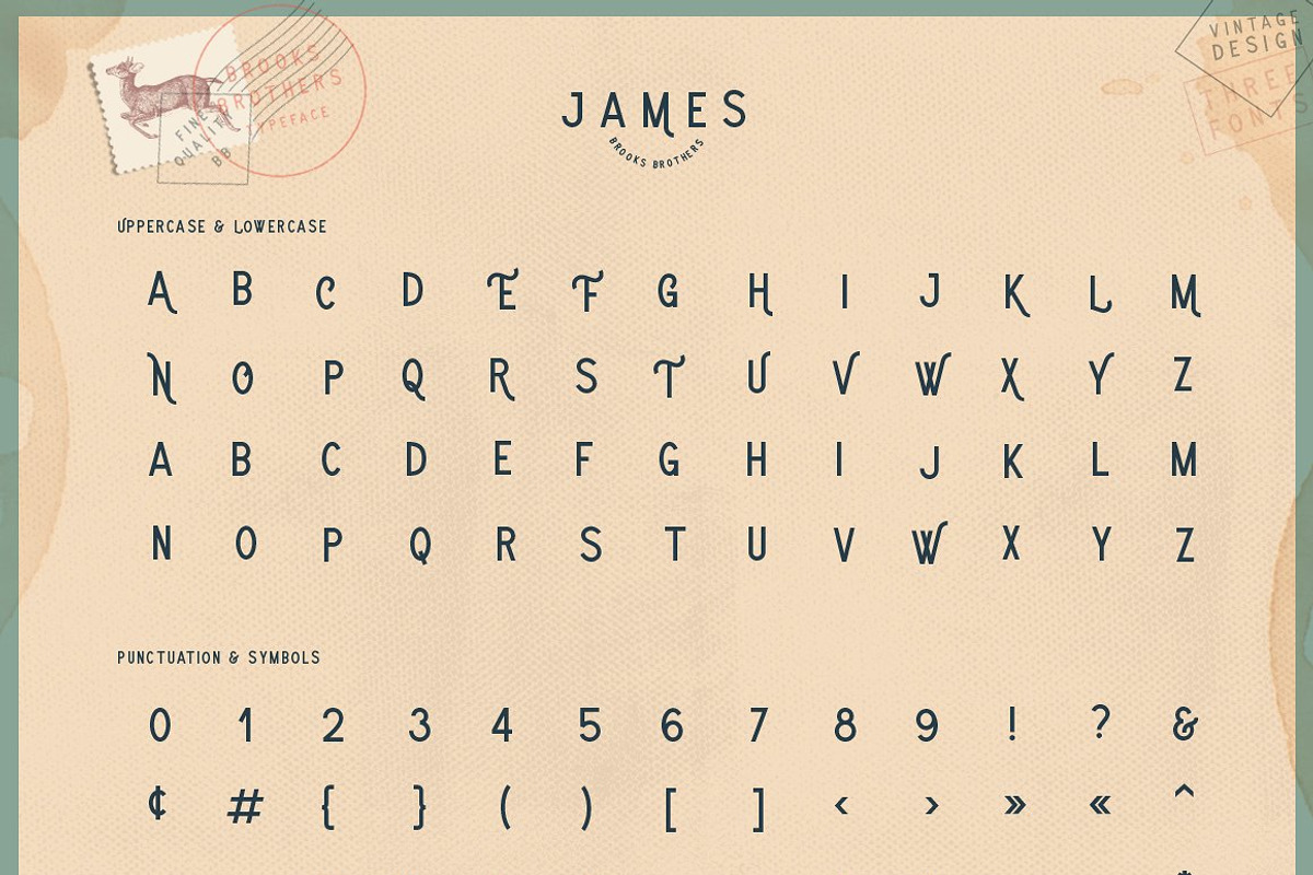 Brooks Brothers Typeface preview 7