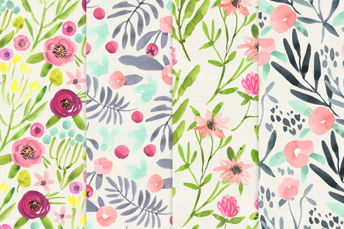 FLEUR, a Pattern Graphic by Irtsya (Photo 2 of 7)