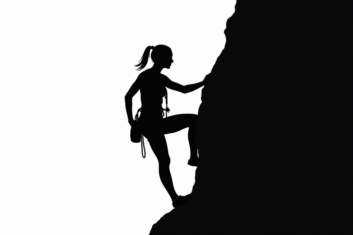 Adventure Climbers Silhouette Set, an Illustration by jahid234 (Photo 3 of 21)