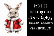 Cute Christmas Animal Clipart, an Illustration by Designking (Thumbnail 4 of 5)