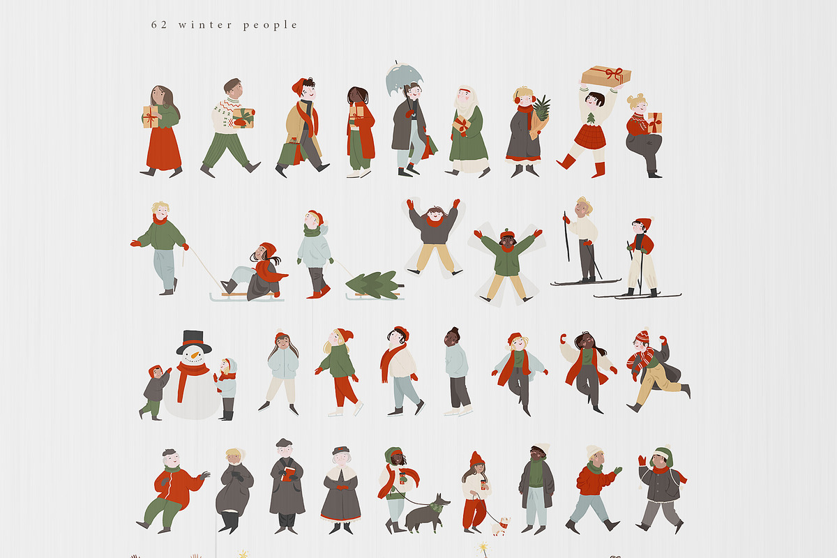 People illustrations set, a Person Illustration by Cute Atelier (Photo 5 of 9)