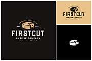 Parmesan truckle cheese wheel logo, a Branding & Logo Template by Enola99d (Thumbnail 2 of 2)