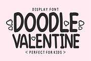 Doodle Valentine - Cute Kids Font, a Handwritten Font by KiddoGlyphs Studio (Thumbnail 1 of 4)