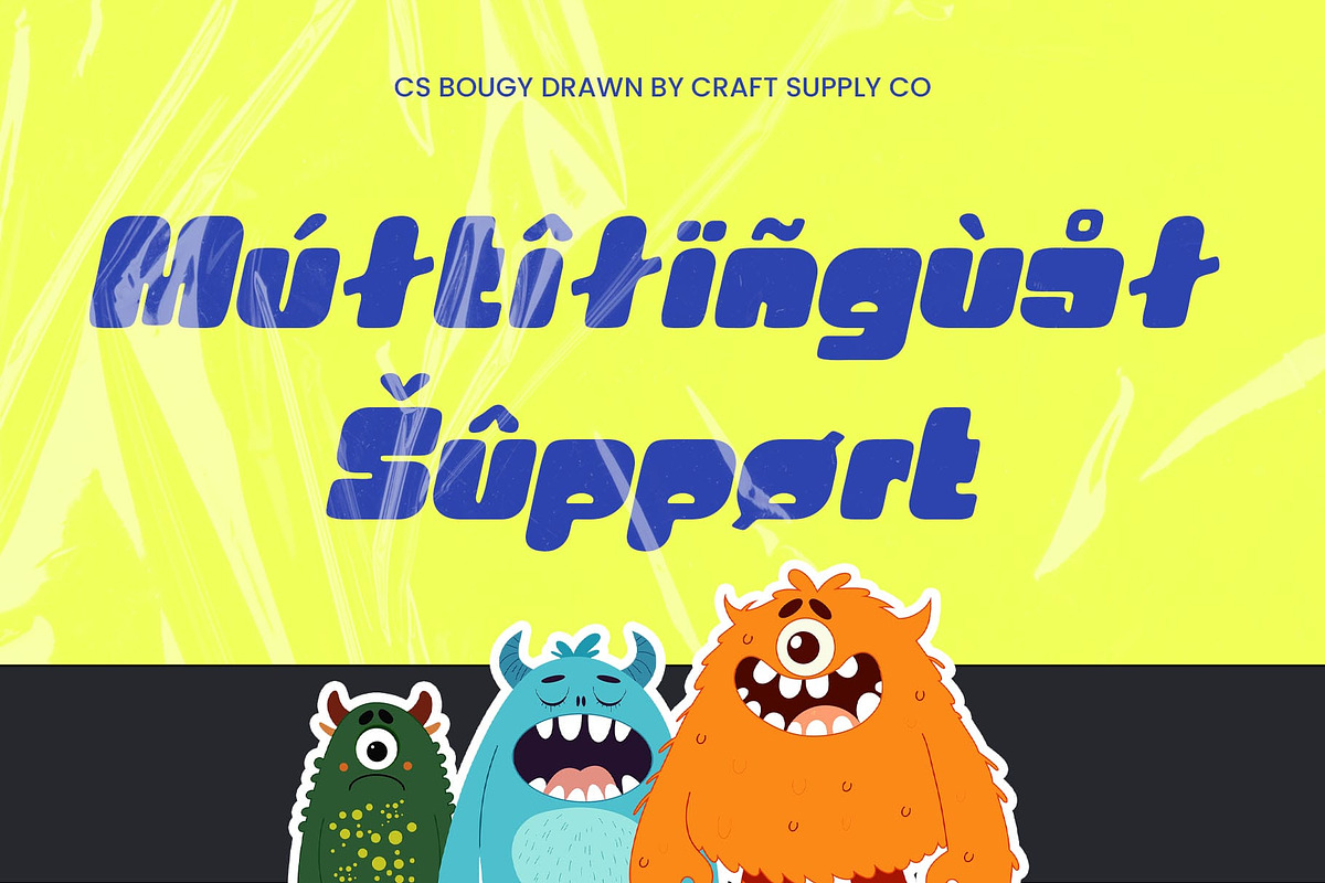 CS Bougy Drawn, a Sans Serif Font by Craft Supply Co. (Photo 7 of 8)