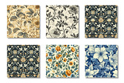 William Morris Style Patterns, a Pattern Graphic by Canvas Craft (Thumbnail 3 of 9)