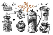 BIG set of food sketches, a Food Illustration by Steshnikova (Thumbnail 10 of 16)