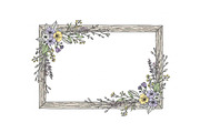Rustic Floral Frame SVG Bundle, an Illustration by jahid234 (Thumbnail 24 of 31)