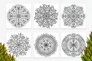 Drawn mandalas in folk style flower, a Brushes & More by dnapslvsk (Thumbnail 3 of 5)