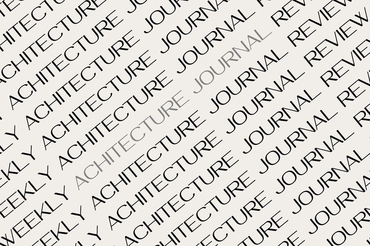 Modamode – Architecture Typeface, a Font by HipFonts (Photo 11 of 11)