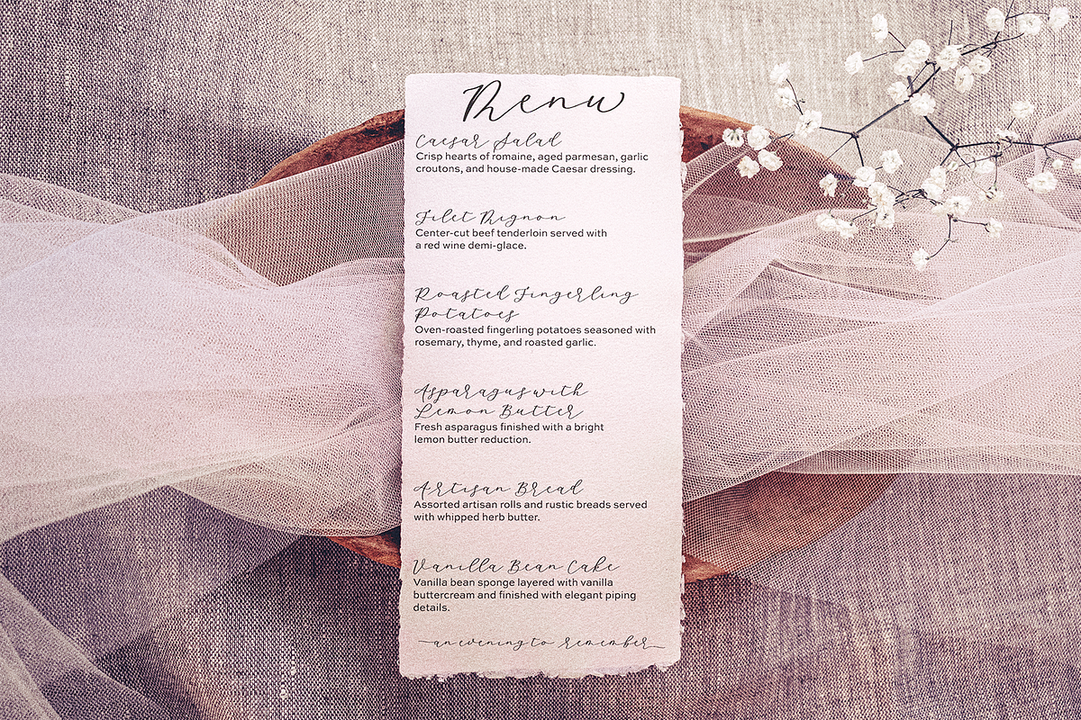 Wedding Season Script, a Script Font by Beck McCormick (Photo 9 of 10)