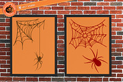 8 Web & Spider Stamp Brushes, a Brush Add-On by vectstudio (Thumbnail 4 of 10)