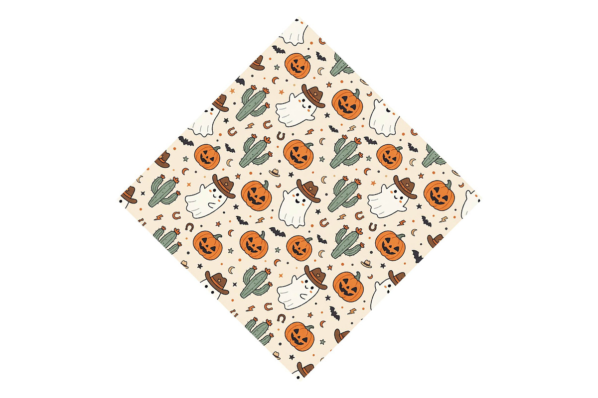 Spooky Halloween Seamless Pattern, a Texture Illustration by DreamPrint404 (Photo 2 of 3)