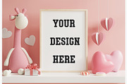 Kids frame mockup 008, a Household Mockup by vanitjan (Thumbnail 1 of 2)