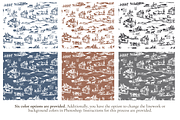 Classic Cowboy Illustrated Pattern, a Pattern Graphic by Hughes Studio (Thumbnail 2 of 9)