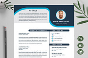 Stylish Resume Format | Minimal CV, a Resume Template by Attractive Resume (Thumbnail 1 of 3)