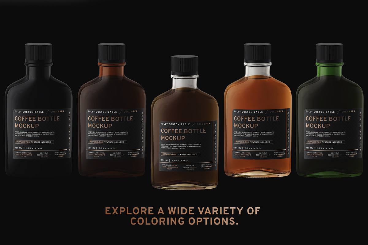 Coffee/Flask Bottle Mockup, a Product Mockup by HexenDesigns (Photo 7 of 11)