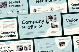 Company Profile Presentation, a Presentation Template by Aiyari Graphic
