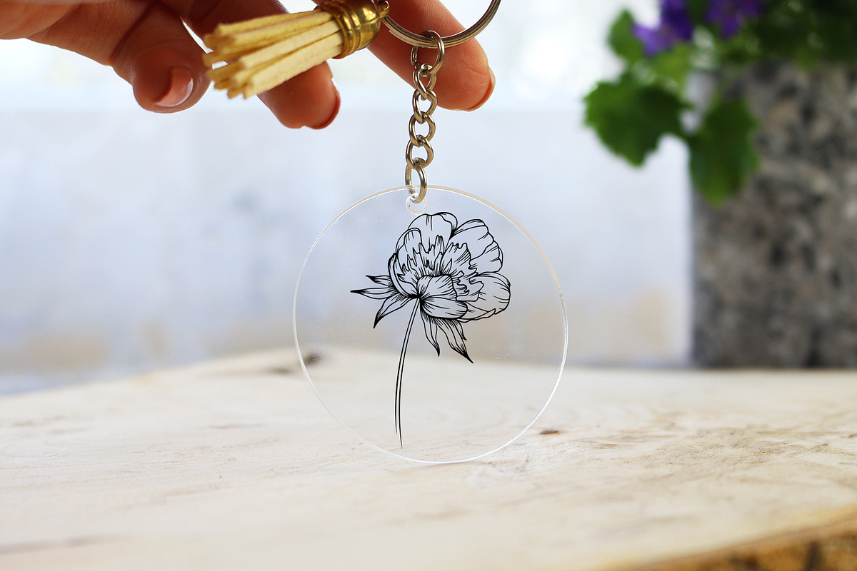 Peonies SVG, an Object Graphic by mArtstore (Photo 5 of 6)