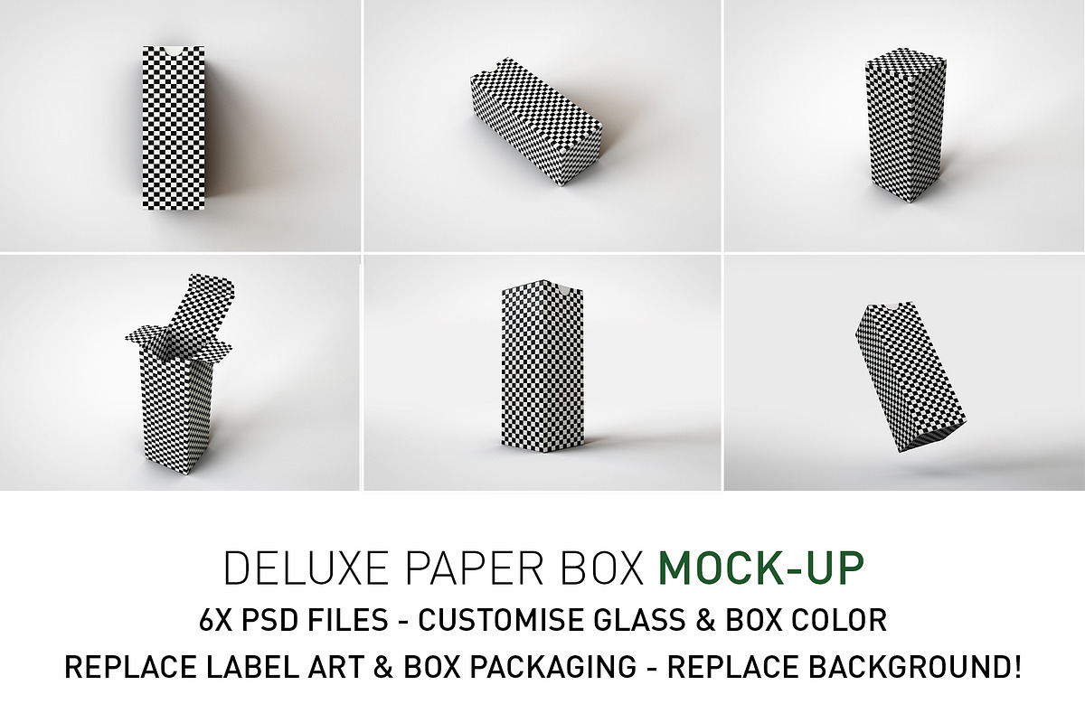 Cosmetics | Dropper Box Mock-Up, a Packaging Mockup by TSOBG (Photo 2 of 26)