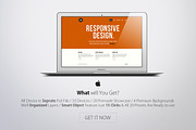 Apple Responsive Screen Mockups, an iPhone Mockup by Graphicon (Thumbnail 3 of 5)