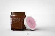 Amber Cosmetics Jar & Box Mock-Up, a Product Mockup by TSOBG (Thumbnail 10 of 18)