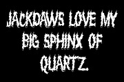 Death angel - Death metal font style, a Blackletter Font by NuType (Thumbnail 7 of 9)