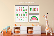 Watermelon alphabet set, an Illustration by AfonshinaArt (Thumbnail 6 of 8)