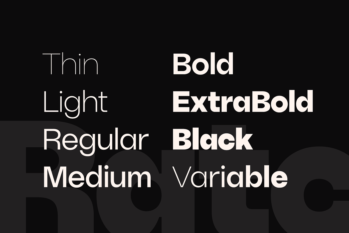 Ratch Font Family, a Sans Serif Font by Arbuz (Photo 3 of 12)