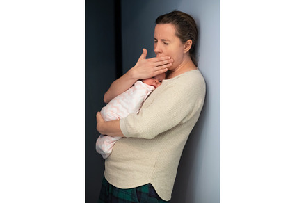 Mother with baby wanting to sleep, a Person Photo by Koldunova