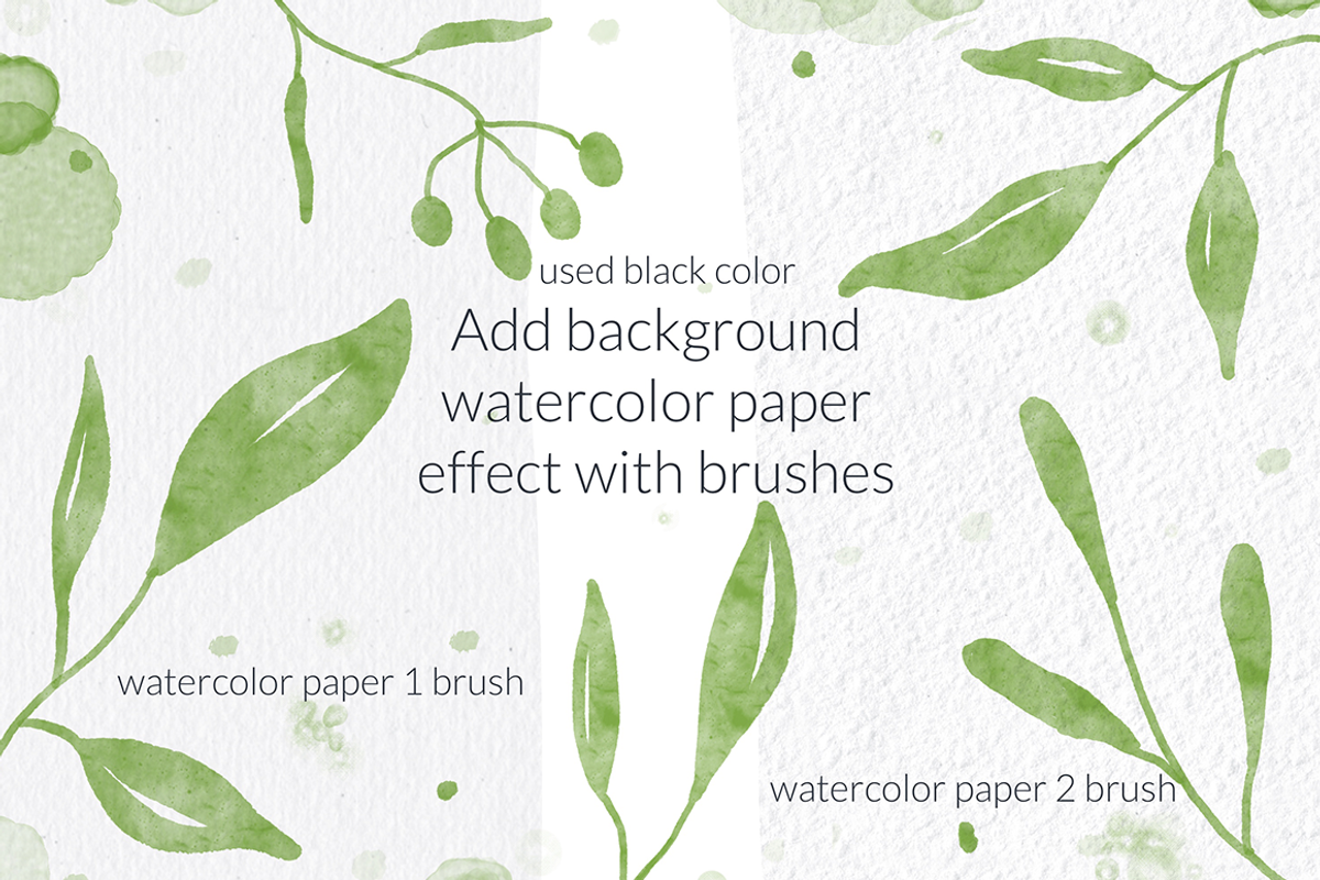 Watercolor texture aquarelle brushes, a Brush Add-On by Let's Art (Photo 6 of 11)