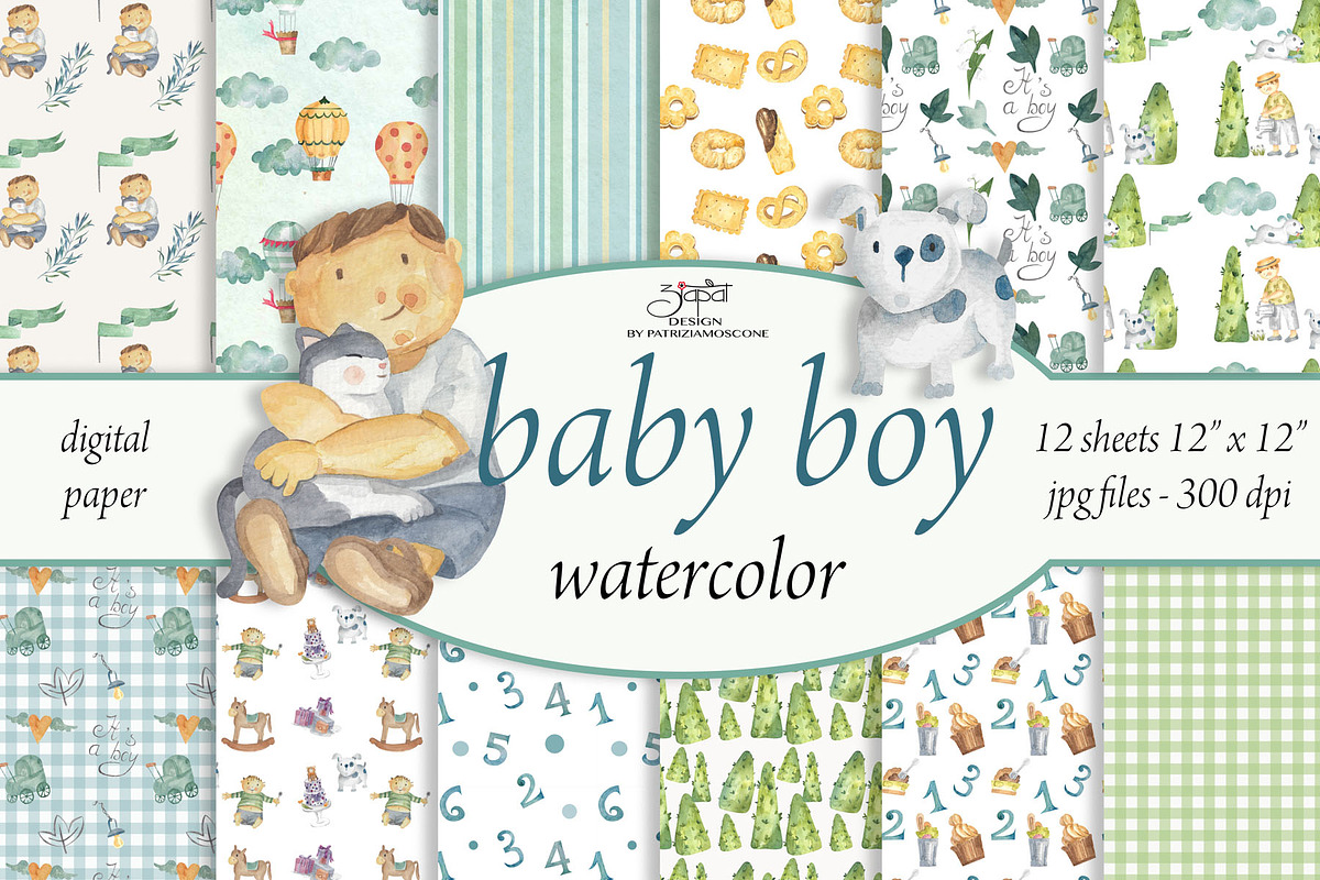 Baby boy, an Illustration by patriziamoscone (Photo 1 of 5)