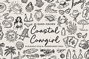 Coastal Cowgirl Clipart, Western, an Object Illustration by The October Creative (Thumbnail 1 of 8)