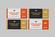 Gift Voucher Mockup, an Advertising Mockup by GraphicWindow (Thumbnail 6 of 7)