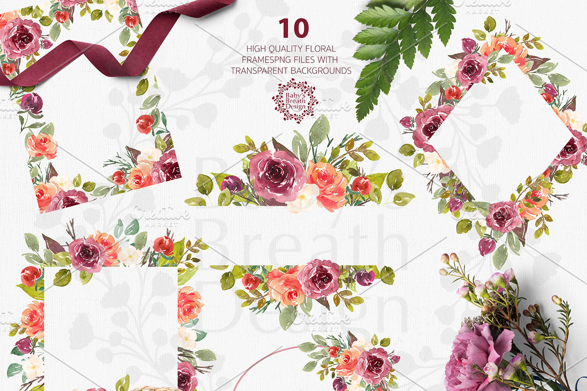 Watercolor Wine design/arrangaments, an Illustration by Babysbreath/Dandelionery (Photo 1 of 4)