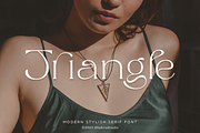 Triangle - Modern Stylis Serif, a Serif Font by Shakira Studio (Thumbnail 1 of 16)