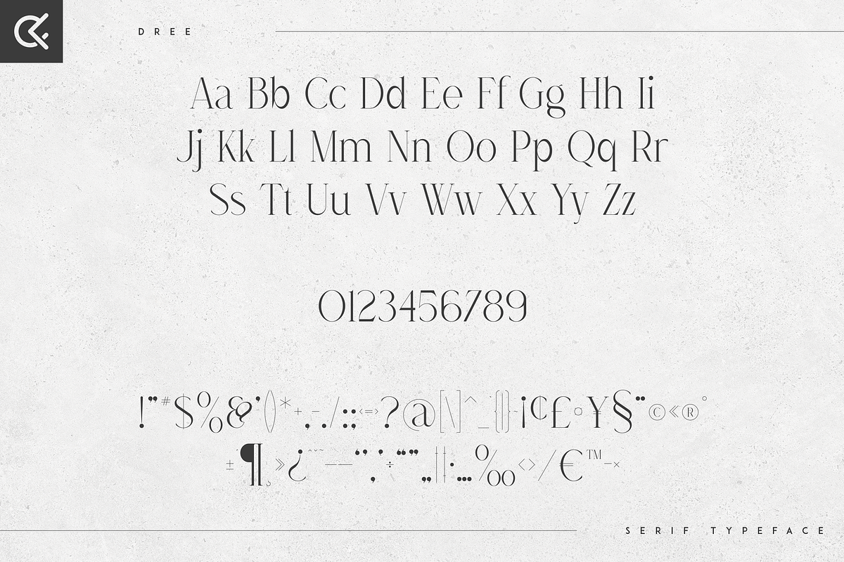 Dree serif typeface - 6 fonts, a Serif Font by Only Fonts (Photo 8 of 10)